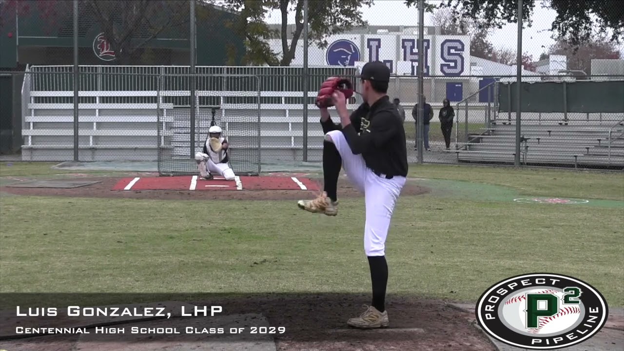 Luis Gonzalez Prospect Video, LHP, Centennial High School Class of 2029