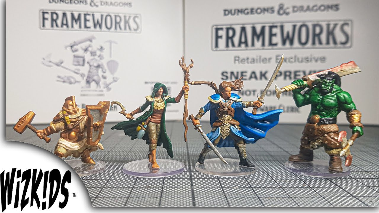 Wizkids Frameworks D&D Miniatures on Sprues
