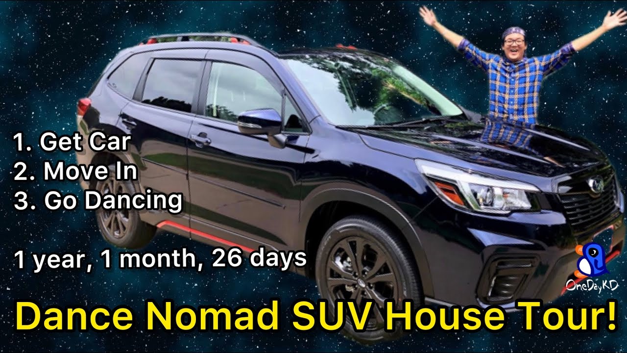 Car Camper Tour - Living in My SUV | 2020 Subaru Forester | Dance Nomad Life #Zouk #Dance #Travel