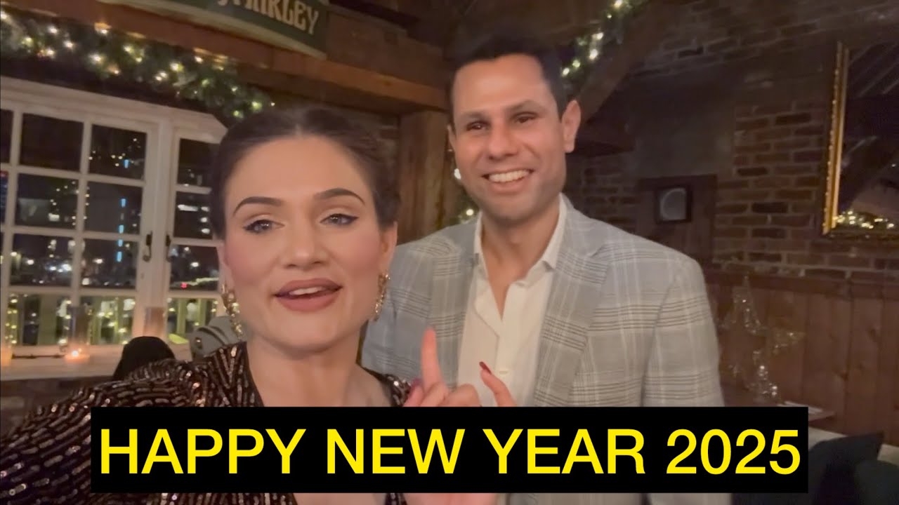 New Year Celebration Party London Mein | Mazaa Aa Gaya | Happy New Year 2025 | #indian Family In UK