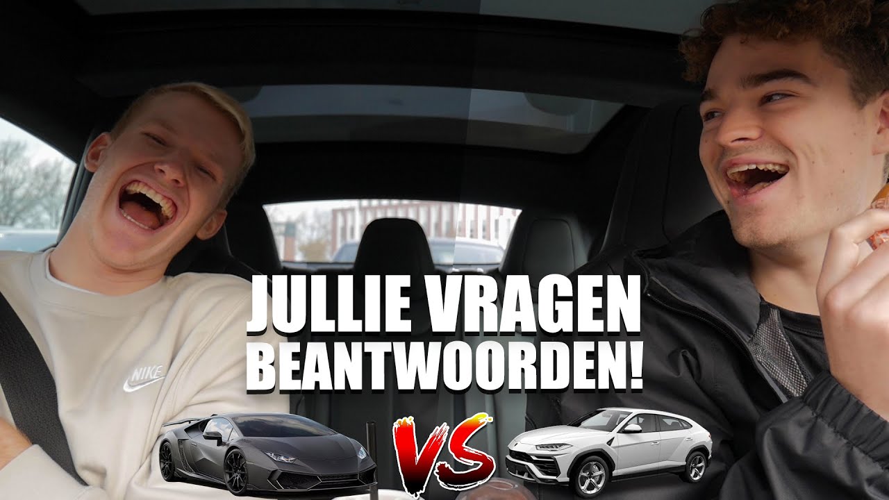 JULLIE VRAGEN BEANTWOORDEN! Q&A met Luca!