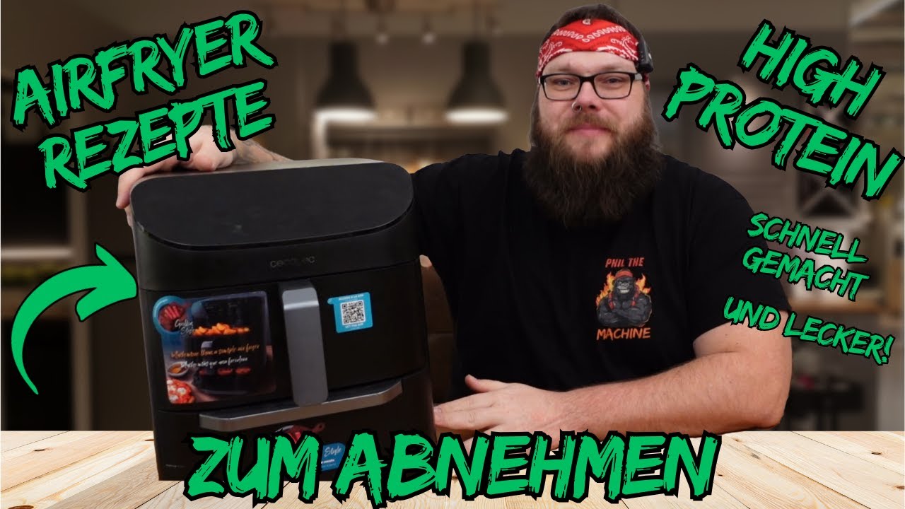 3 HIGH PROTEIN Airfryer Rezepte für Eure Neujahrsvorsätze 2026! Heissluftfritteuse, Airfry, Heilufri