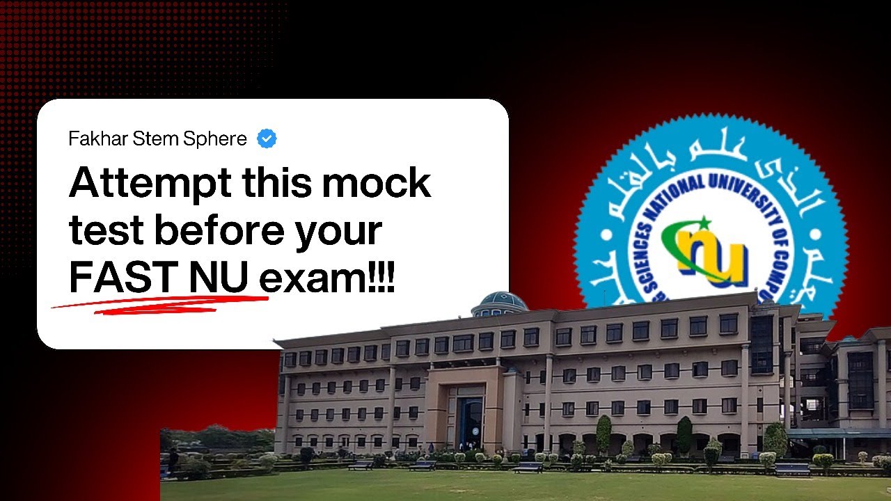 FAST University 2025 Mock Test + Aggregate Calculator | Must Watch Before Test