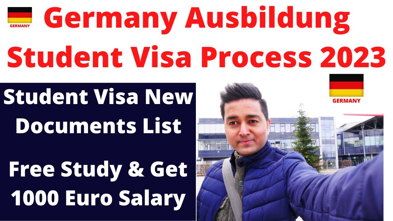 AUSBILDUNG Student Visa Process GERMANY | New Documents | Apply | Free Study |Job | Cost |Vocational
