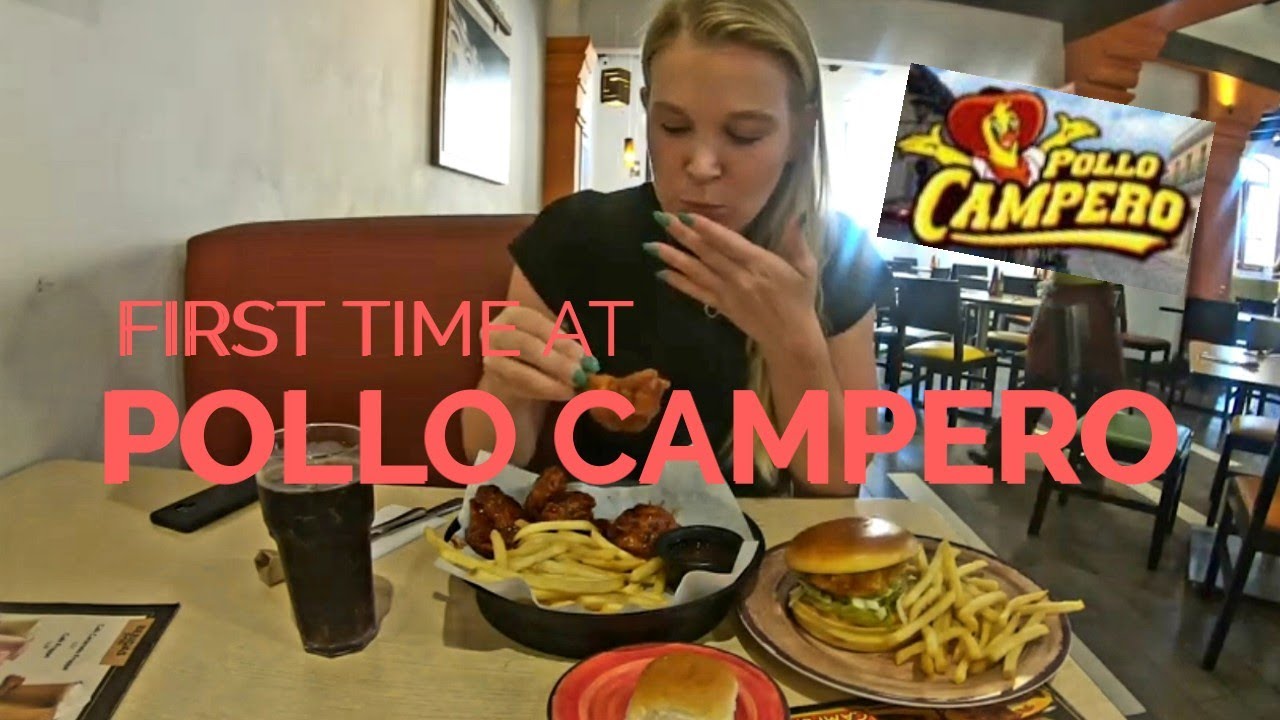 Trying Pollo Campero for the first time!