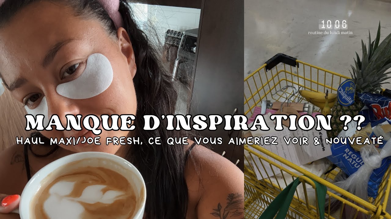 MANQUE D'INSPIRATION ? - HAUL MAXI / JOE FRESH, QUESTIONNEMENT.. & NOUVEAUTÉ MUSICALE