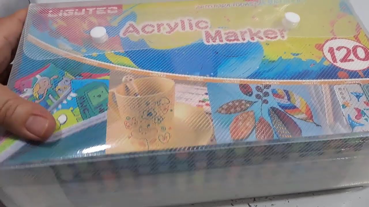 Marcadores acr&iacute;licos 120 piezas