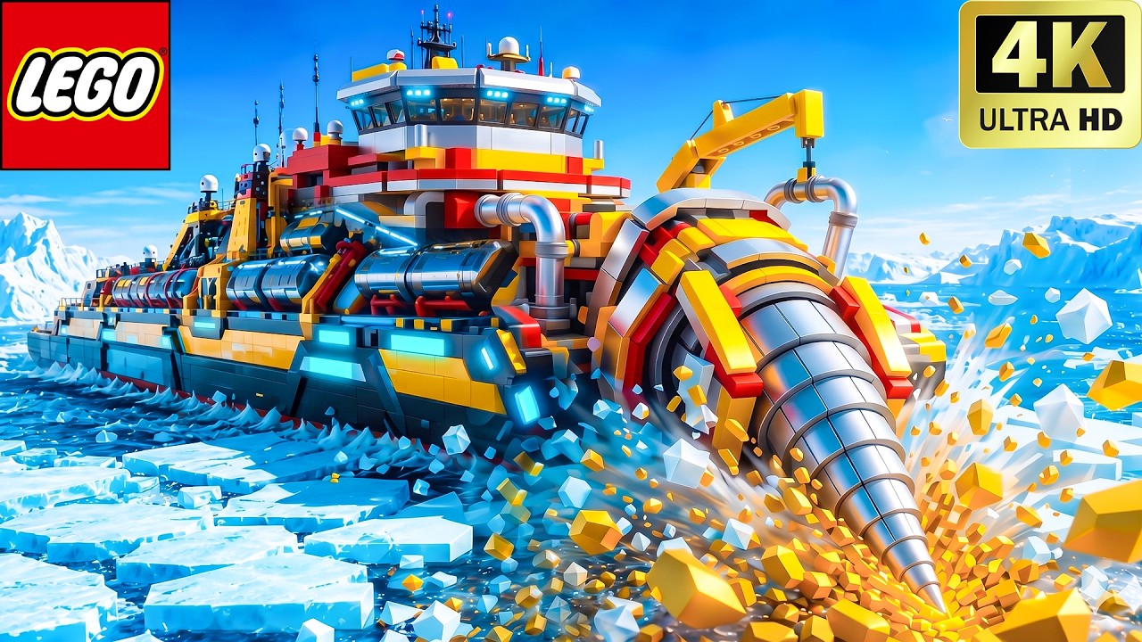 Сборка гидравлической буровой установки LEGO Technic🧊 | Креативные игрушки LEGO