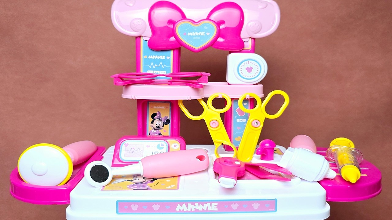 Disney Minnie Mouse Doctor Set Satisfying with Unboxing Compilation Toys ASMR #1043