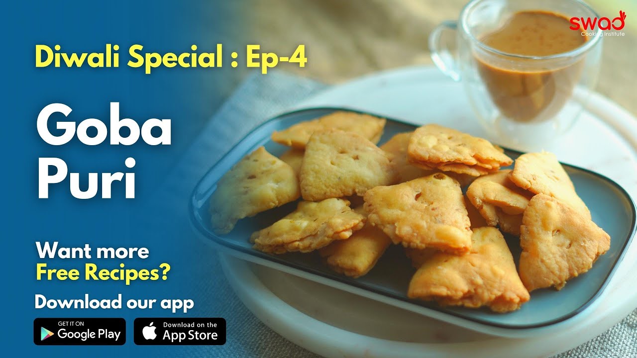 Goba Puri Recipe | Diwali Special Namkeen | તહેવારોમાં બનતી ક્રિસ્પી, ફરસી સ્વાદિષ્ટ ગોબા પુરી