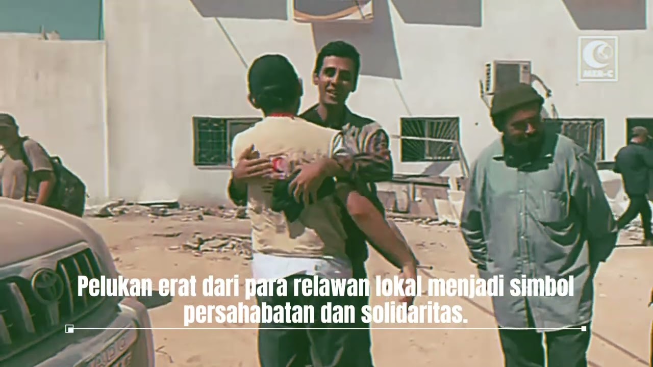 Tiba di Gaza City,  Haru Warnai Reuni Relawan MER-C Indonesia dengan Tim Lokal