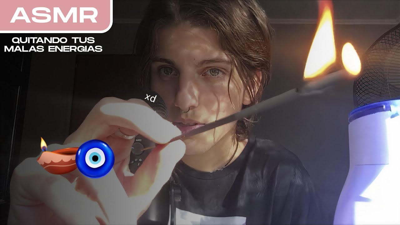 asmr quitando malas energias :p