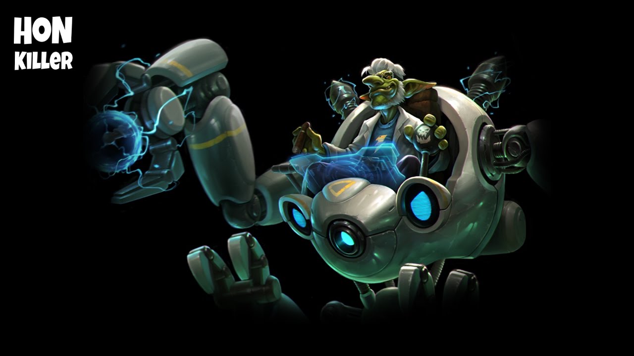 HoN Doctor Repulsor Gameplay - Ascension Dr. Repulsor - Fireflasher - 2004 MMR