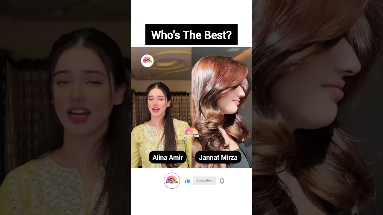 Jannat Mirza V/S Alina Amir #jannatmirza #alinaamir #trending #shorts