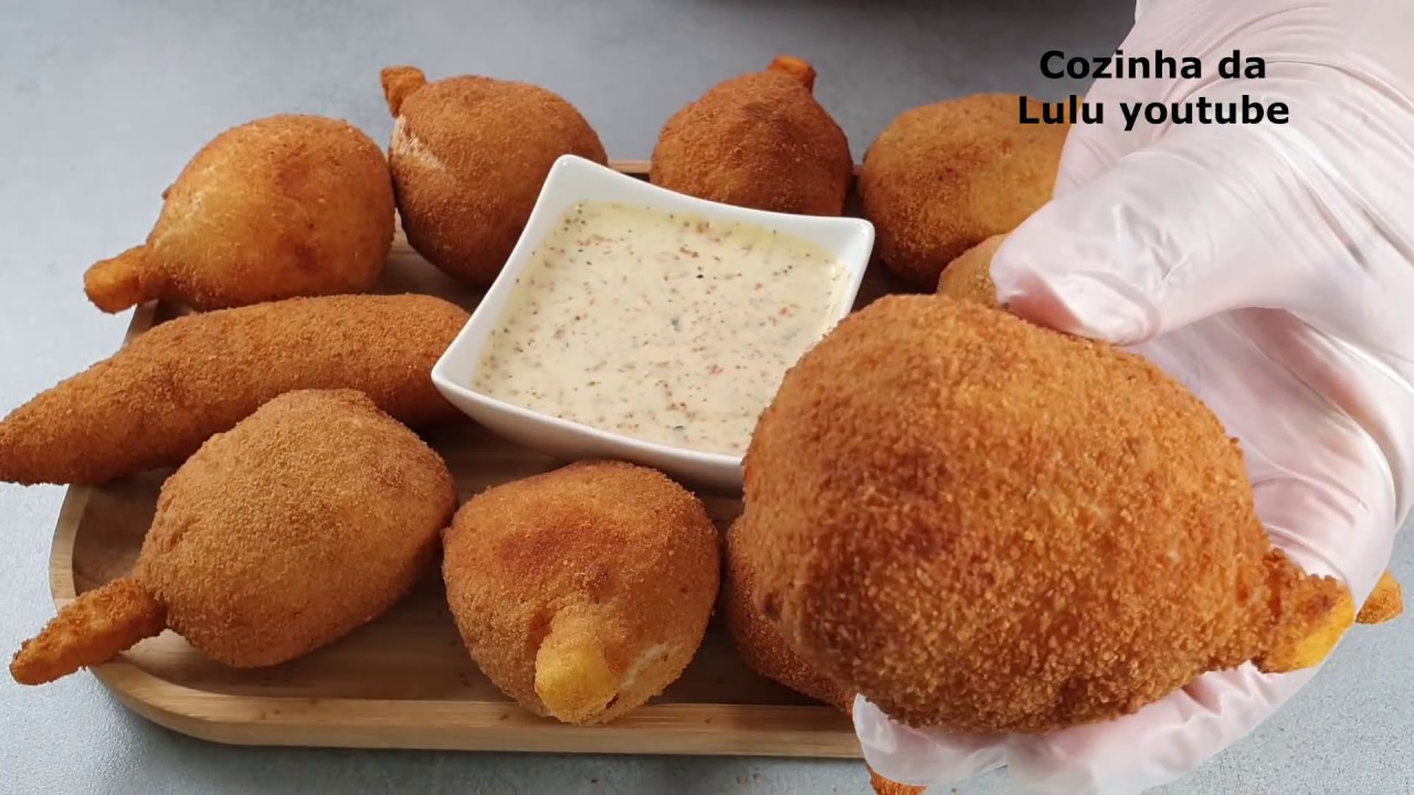 NOVIDADE !! SALGADO COM MASSA DE PÃO  -  LUZIA OLIVEIRA
