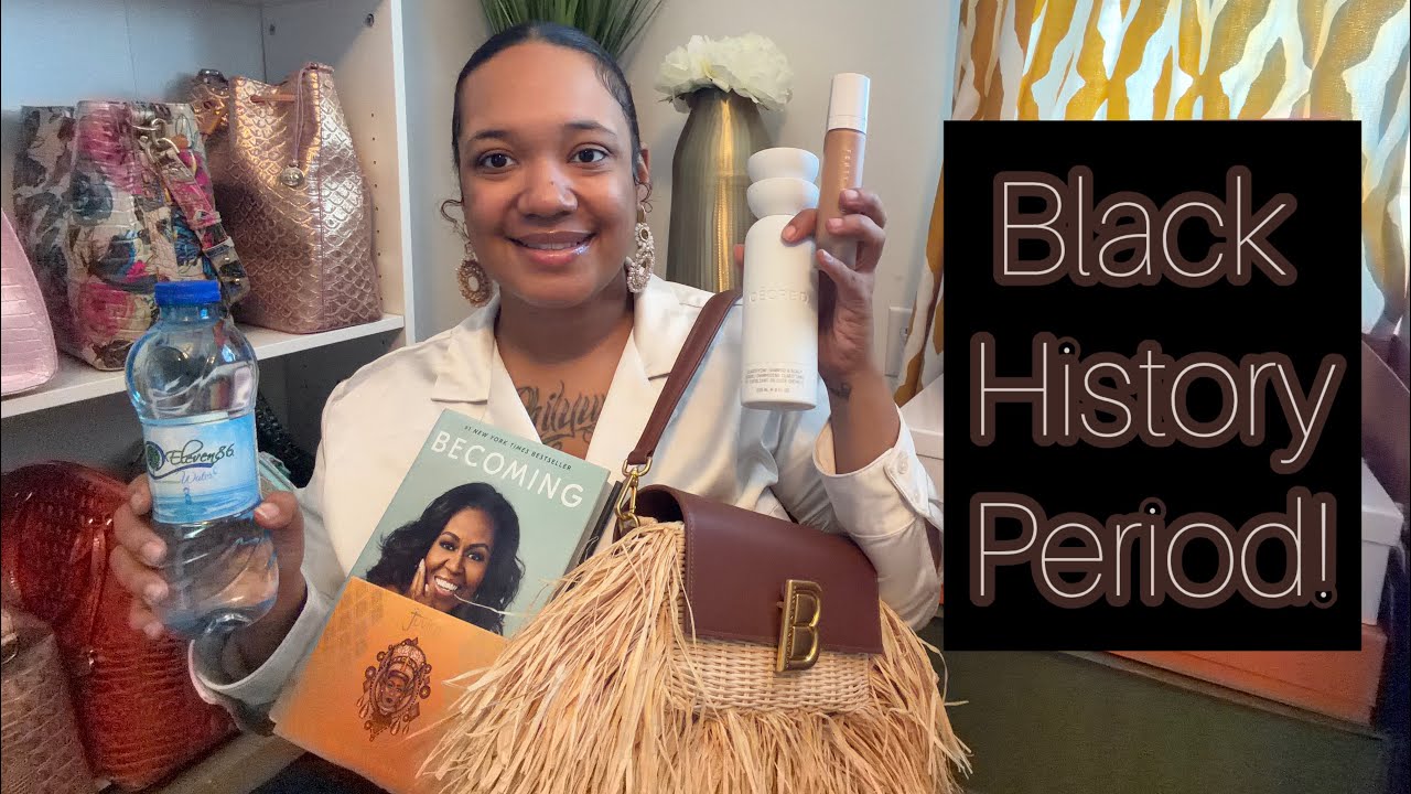 Black Owned Brands That I LOVE | HANDBAGS | Makeup | Hair Care | Water | Black History Month 🤎