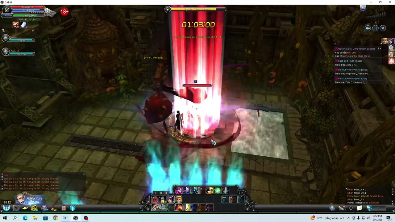 Cabal Origin VTC hướng dẫn đi máp Bí Xanh B2F #hieuhaugiangtv