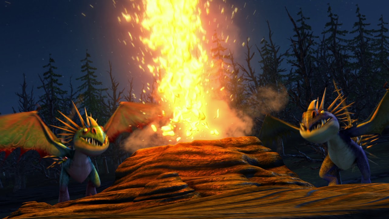 Erupción volcánica | DRAGONES: CARRERA AL BORDE
