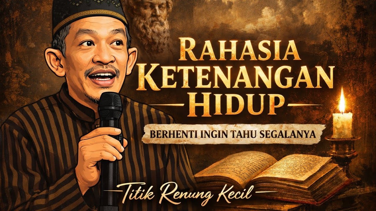 Rahasia Ketenangan Hidup, Berhenti Ingin Tahu Segalanya | dr. Fahrudin faiz