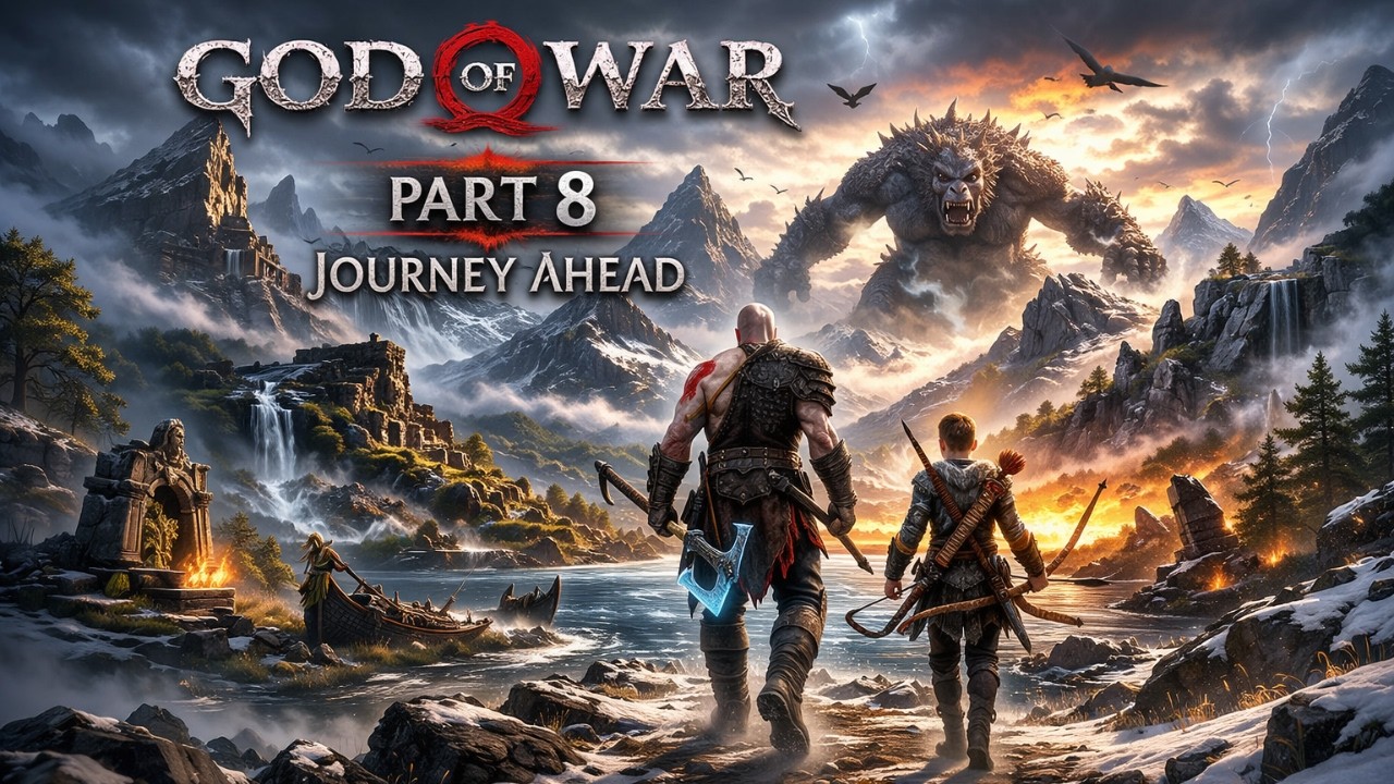 GOD OF WAR Gameplay Walkthrough Part 8 | Hraezlyr Dragon🐉 Boss Fight   Part 8 (RTX 5060)  #youtube