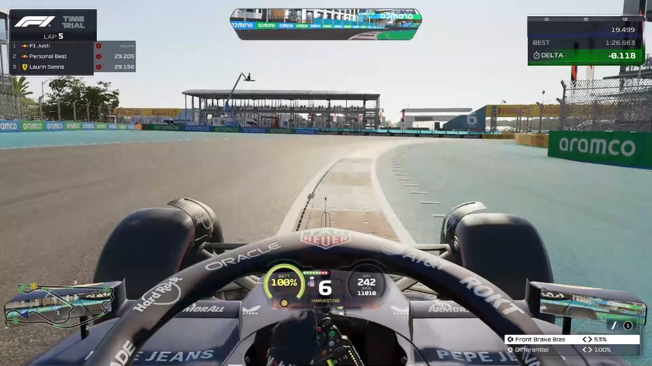 F1 25 Miami Hotlap Top 3% World Rank + Setup - No Assists #f1simracing #formula1