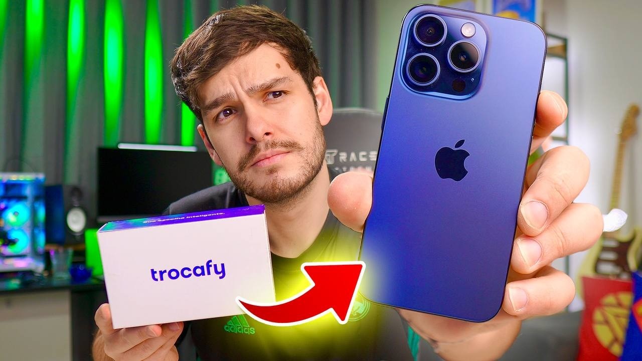 COMPREI UM IPHONE 15 PRO na loja TROCAFY