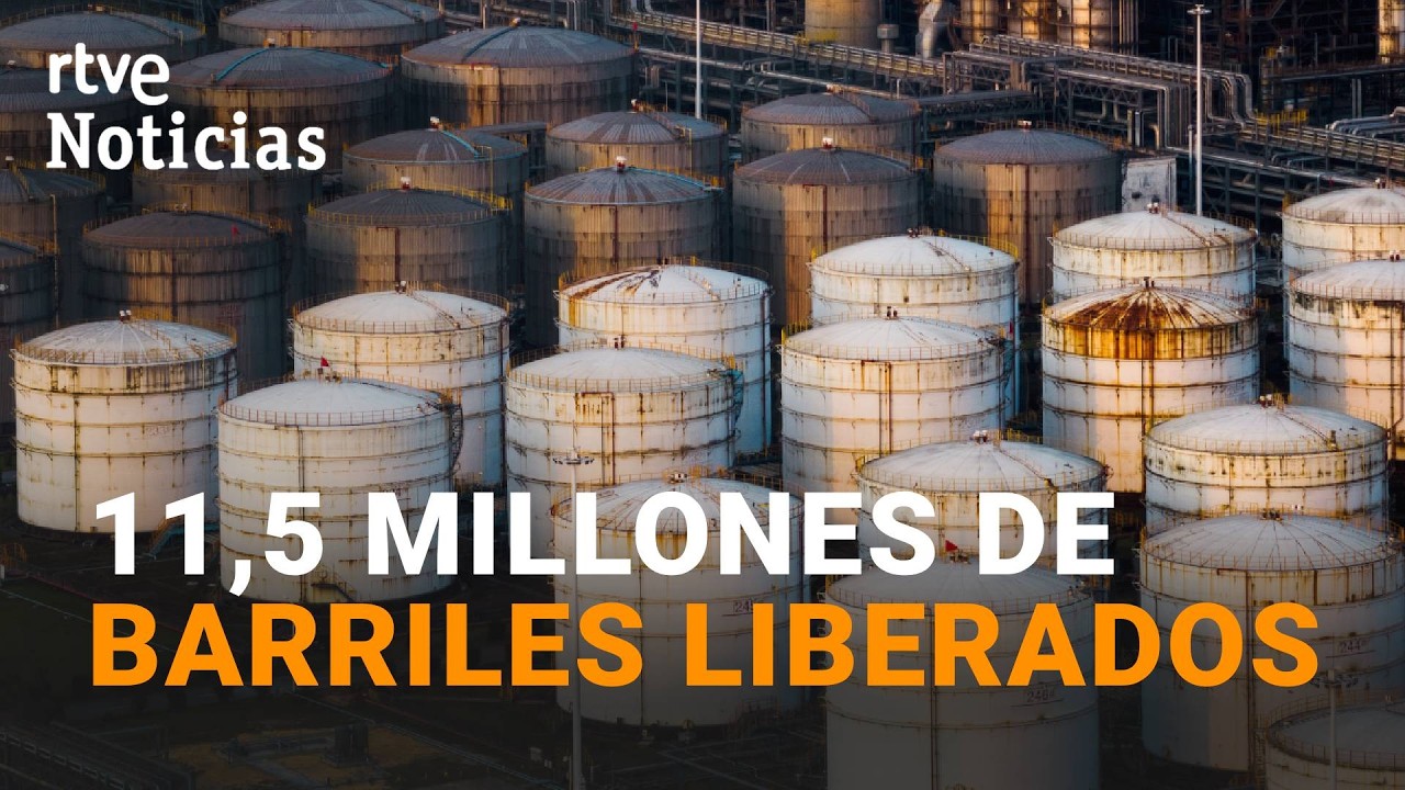 ESPA&Ntilde;A liberar&aacute; 11,5 MILLONES de BARRILES de PETR&Oacute;LEO de sus RESERVAS ESTRAT&Eacute;GICAS | RTVE Noticias