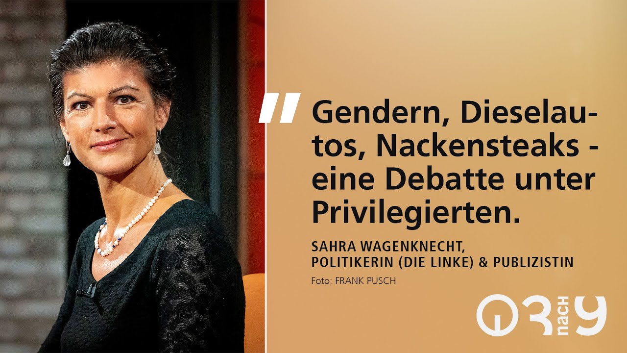 Politikerin Sahra Wagenknecht über neue linke Politik // 3nach9