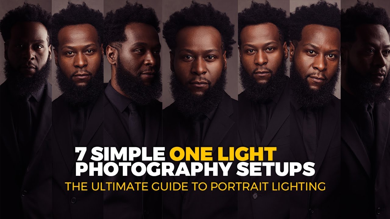 7 Simple One Light Portrait Setups | The Ultimate Guide to One Light Photography