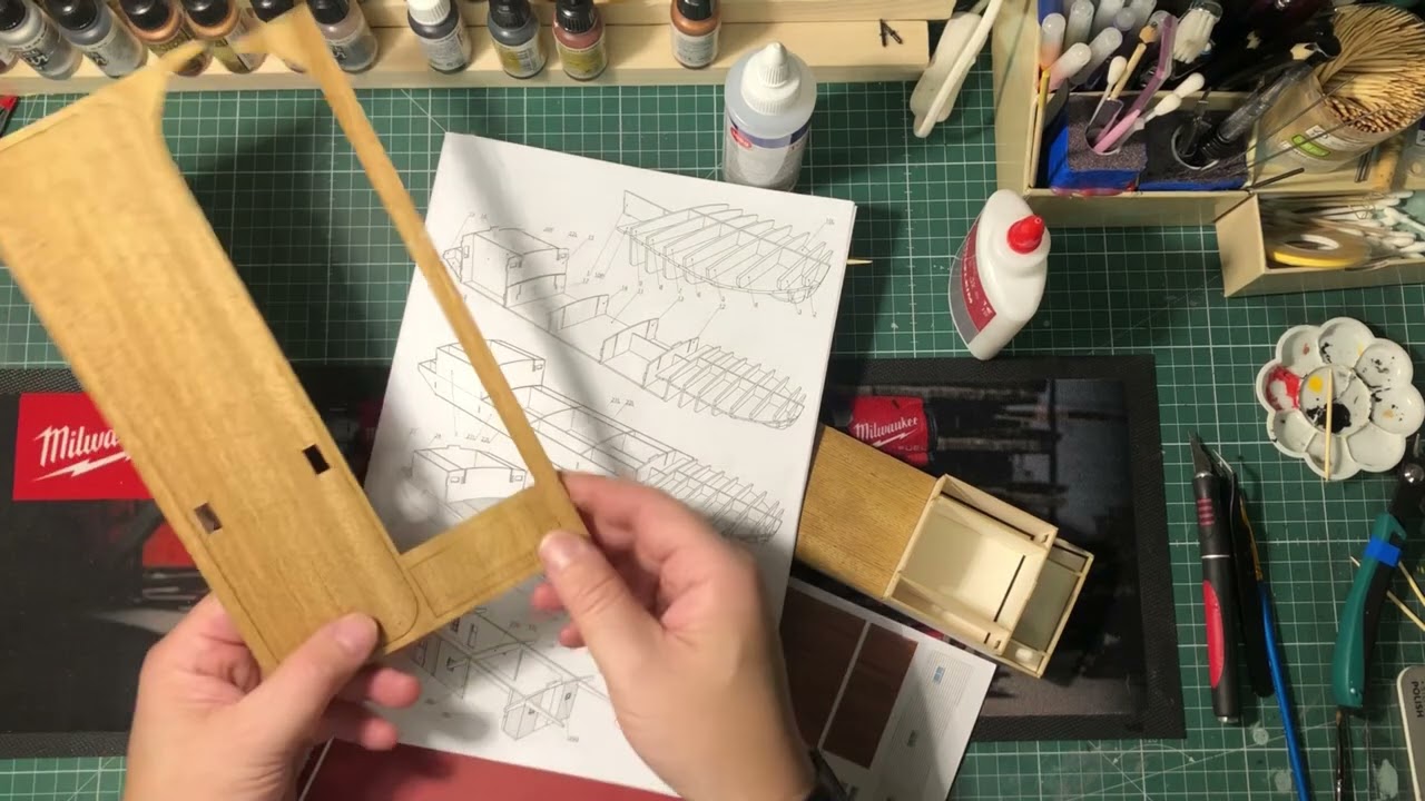 Kartonmodell - Western River 1:100