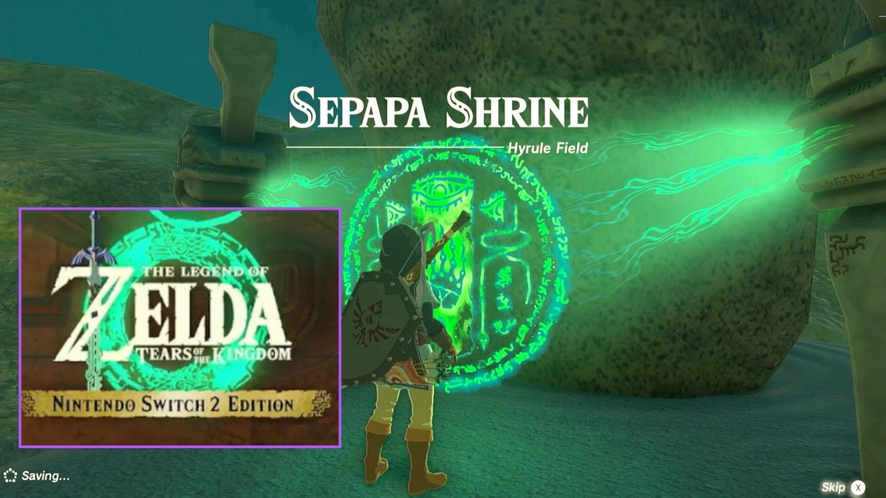 SEPAPA SHRINE - THE LEGEND OF ZELDA - TEARS OF THE KINGDOM