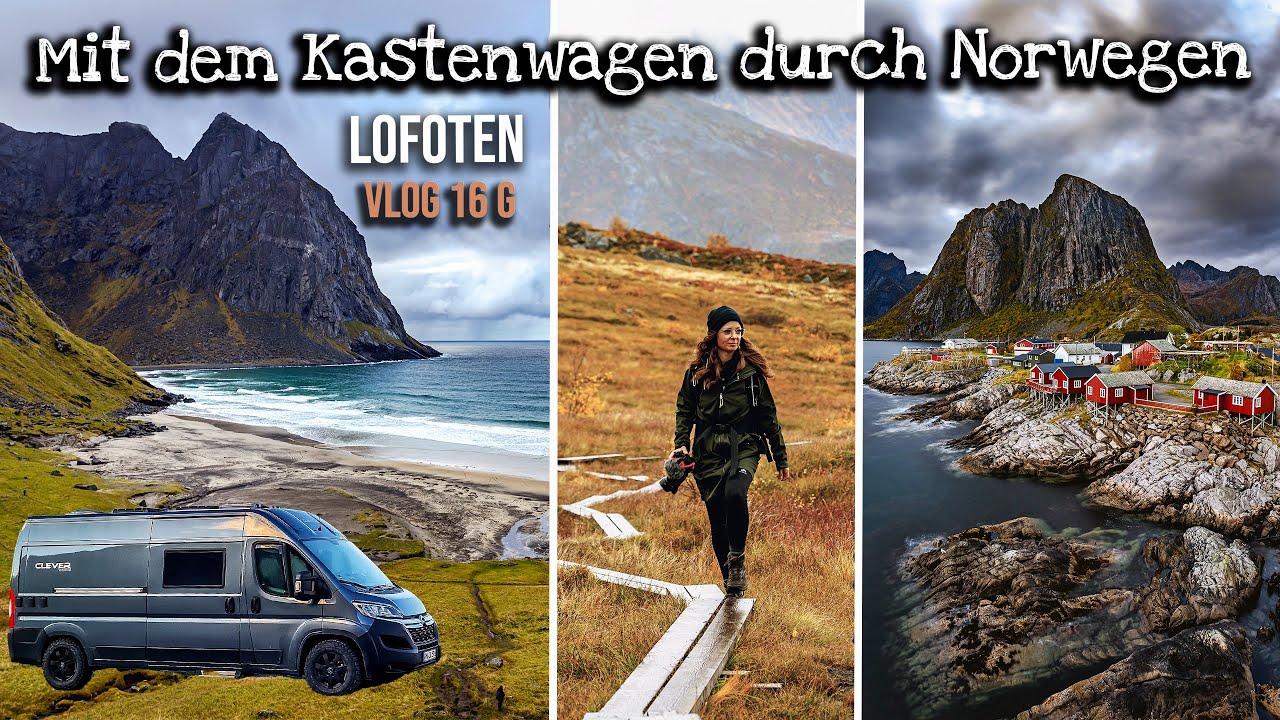 Südliche Lofoten PROBLEME mit der Fähre, Kvalvika Beach & Hamnøy | Mit dem Campervan durch Norwegen