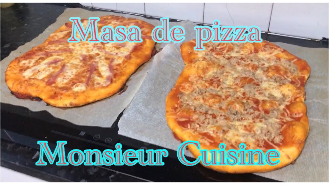 Masa de pizza en Monsieur Cuisine