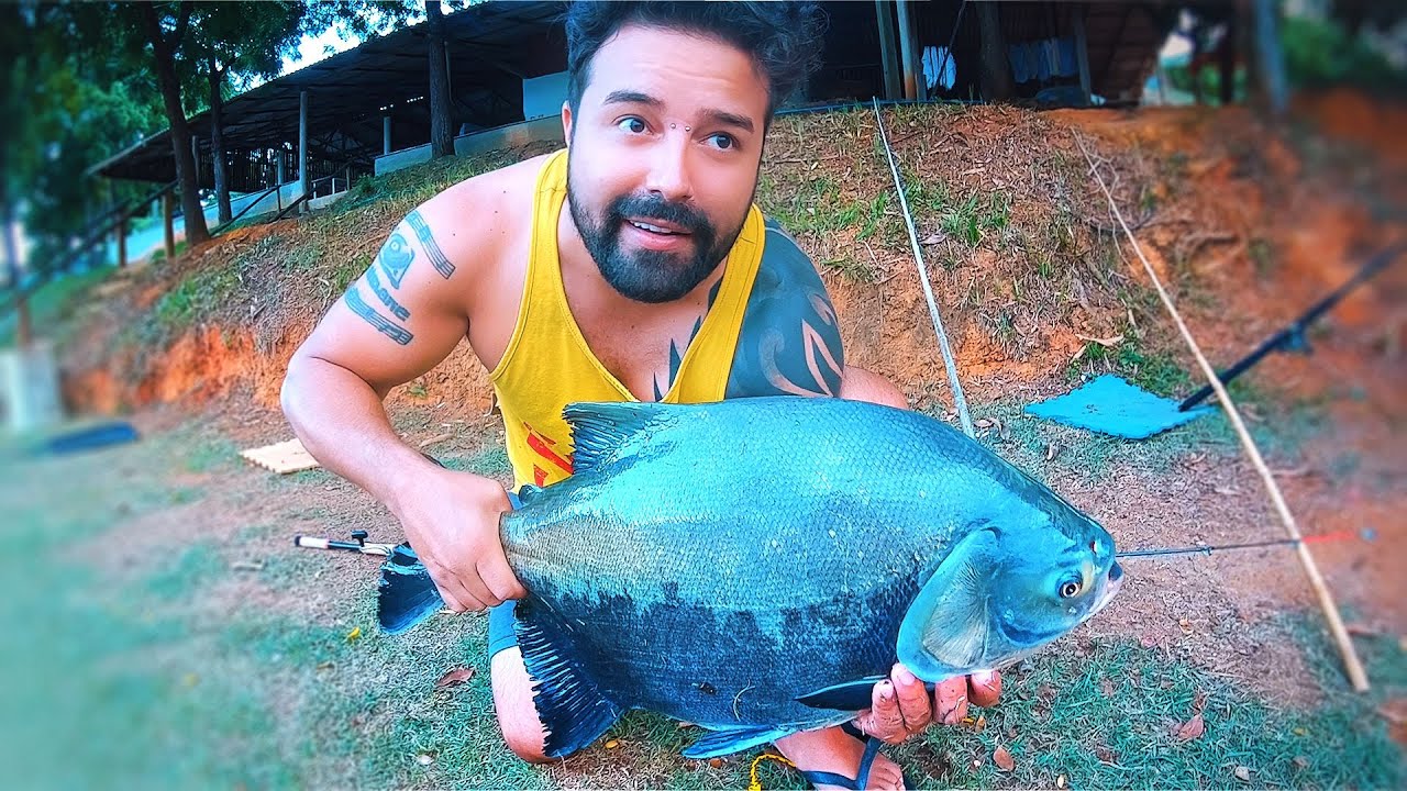 PESQUEI UM GIGANTE CARNÍVORO - Uma Varinha inquebrável