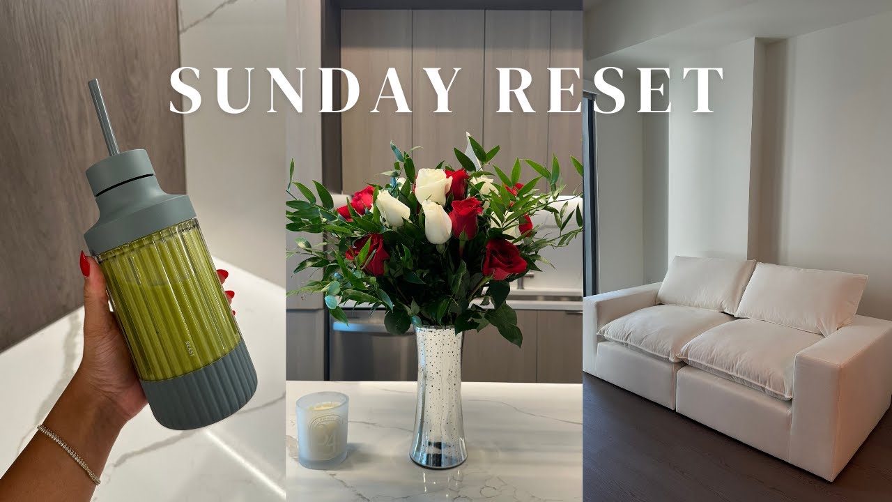 SUNDAY RESET | apartment decluttering, unpacking, post-holiday cleaning & more