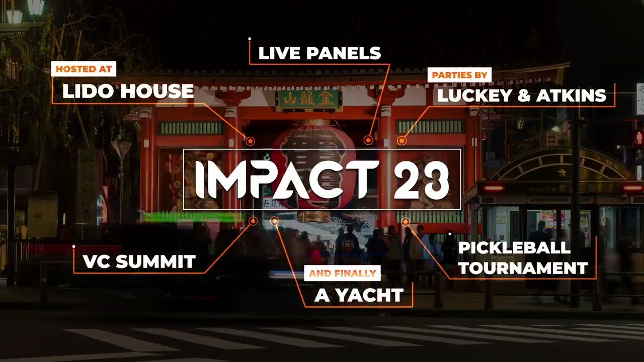 Don't Miss IMPACT 23! Where AI Meets The Ocean (with Sinan Kanatsiz ~ LIVE from Tokyo)