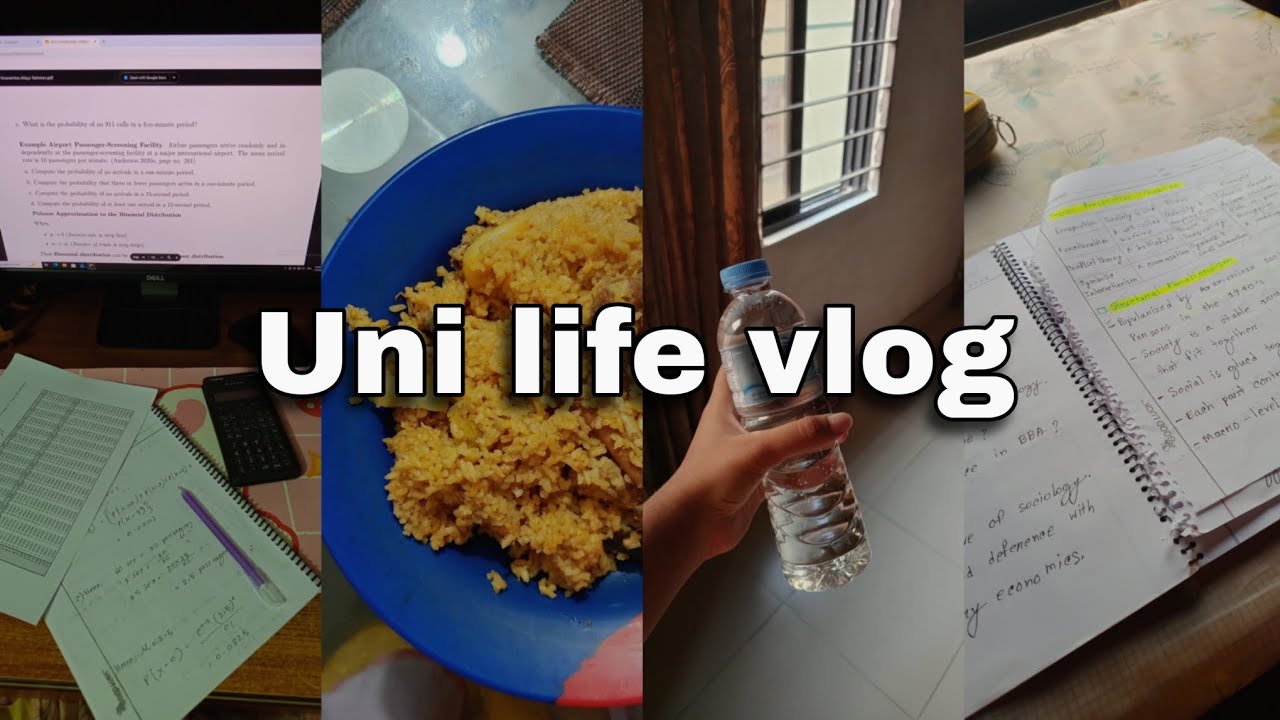 Vlog 🎥 : Life of a uni student ~ exams , study and a lot of stress 