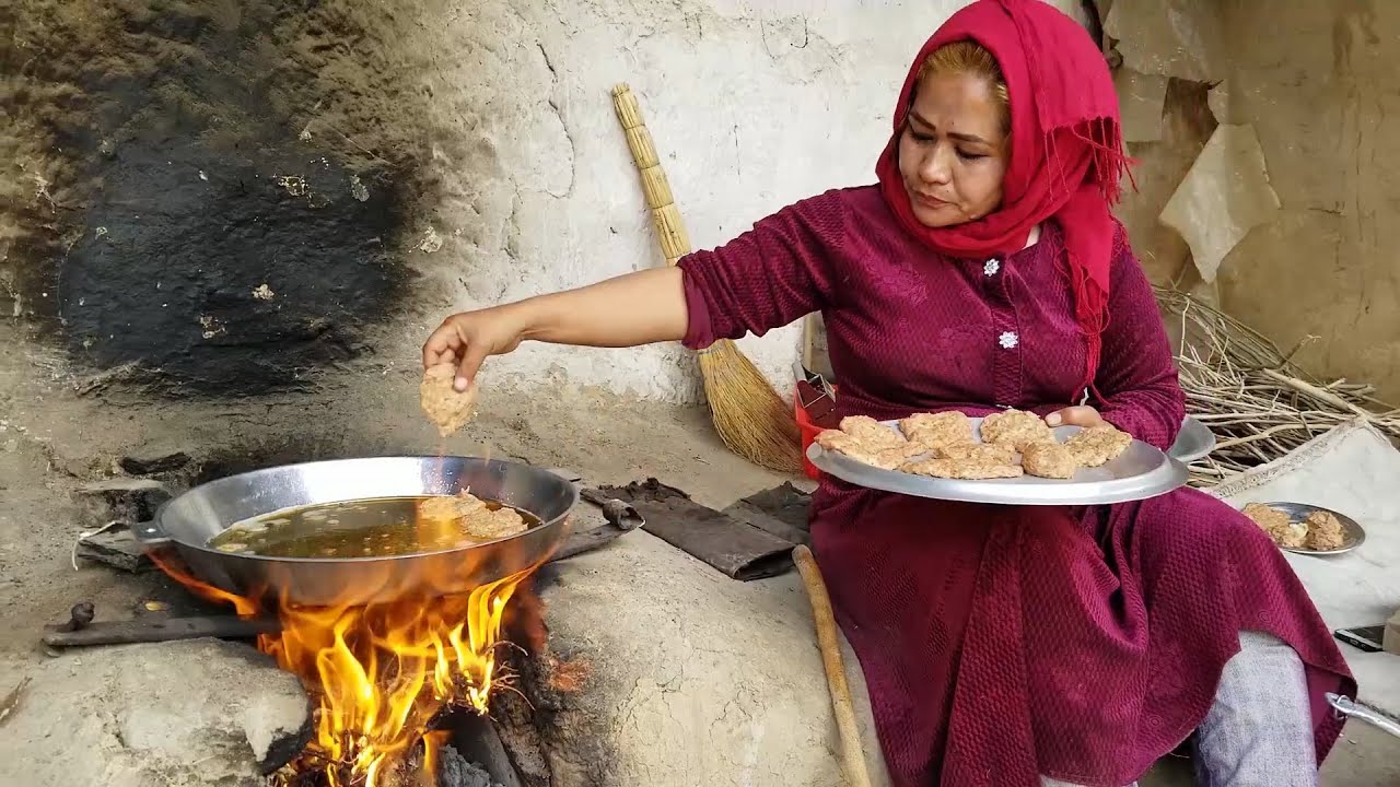 Village Life Afghanistan | Cooking  Chapli Kabab  | @TastyFoodies