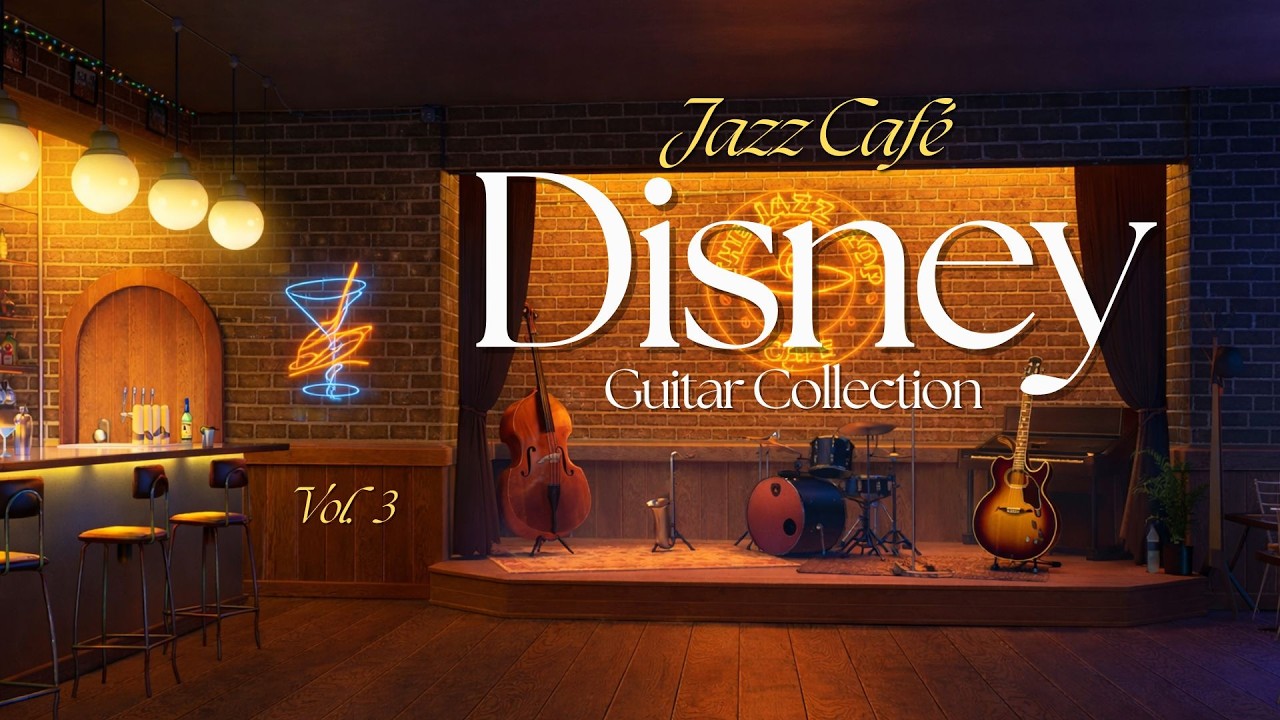 Disney Jazz Cafe Vol. 3 ☕ BGM Instrumental Music for Studying, Working, Relaxing