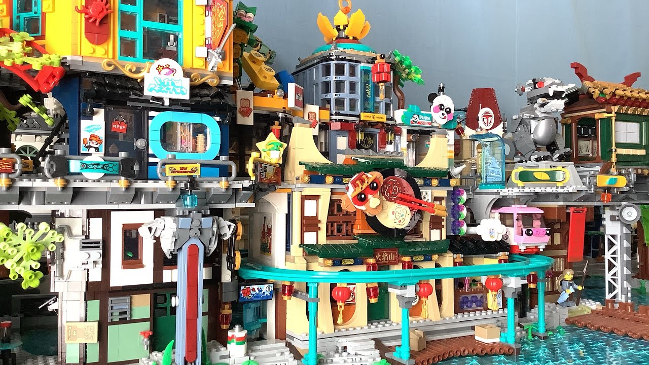 LEGO 80036 City Of Lanterns Monkie Kid REMOC to Ninjago City