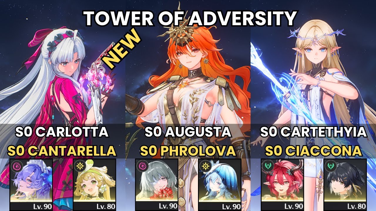 S0 Augusta Phrolova Shorekeeper x Carlotta | Wuwa Toa | NEW Tower of Adversity 2.6 | Wuthering Waves