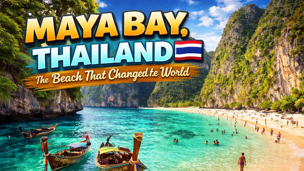 🌴 🇹🇭 MAYA BAY THAILAND - TURQUOISE WATERS & LIMESTONE CLIFFS