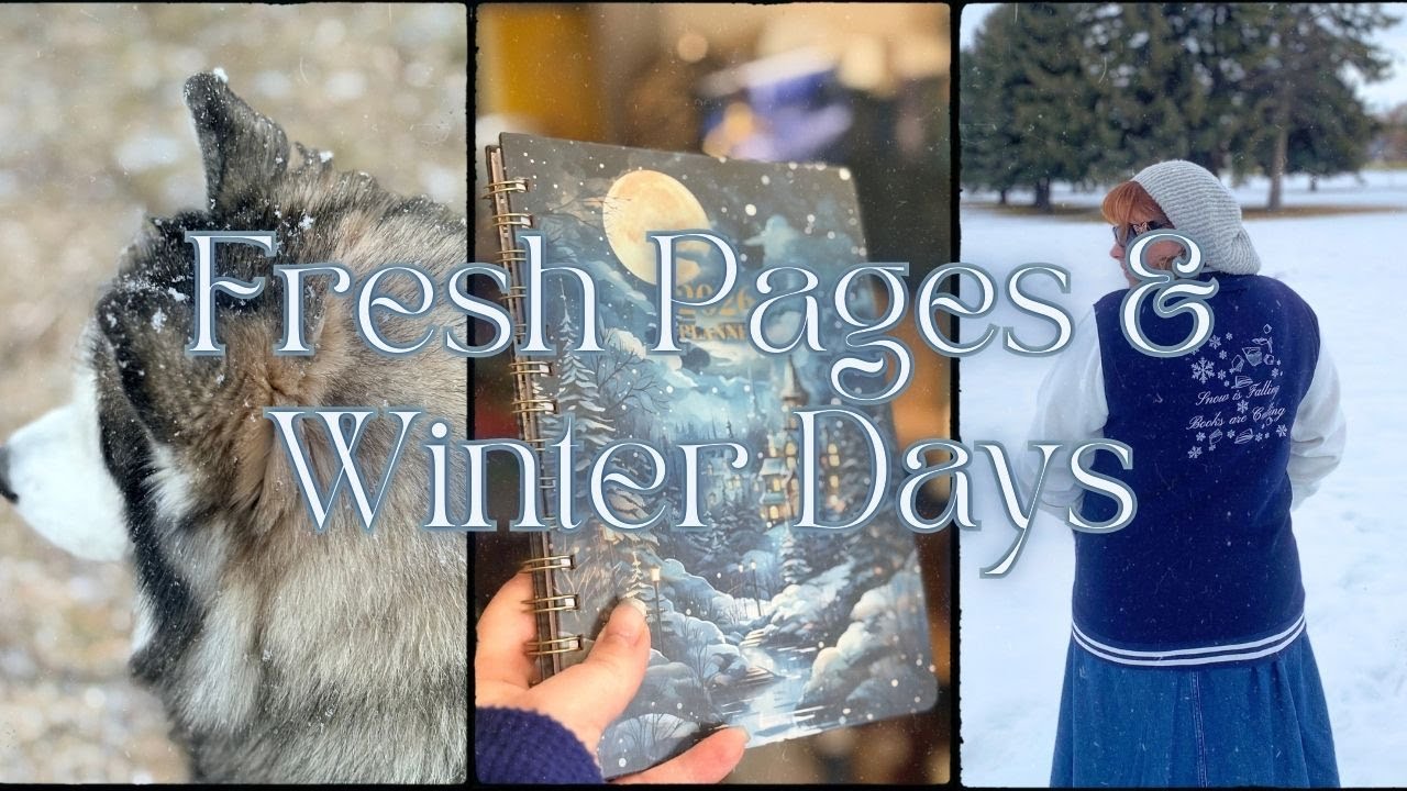 Fresh Pages, Winter Days, & a Gentle Start to the Year ❄️📖 | January Author Vlog