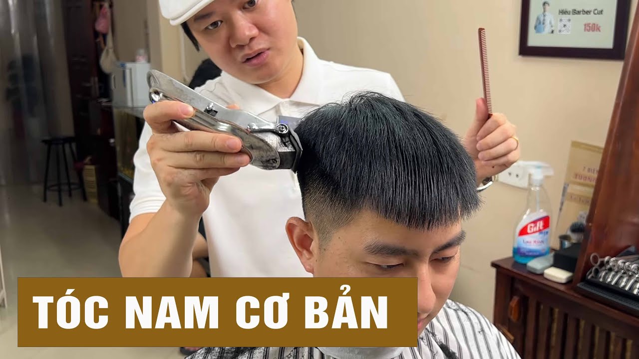 Hướng Dẫn Cắt Tóc Nam Cơ Bản Dễ Cắt Nhất