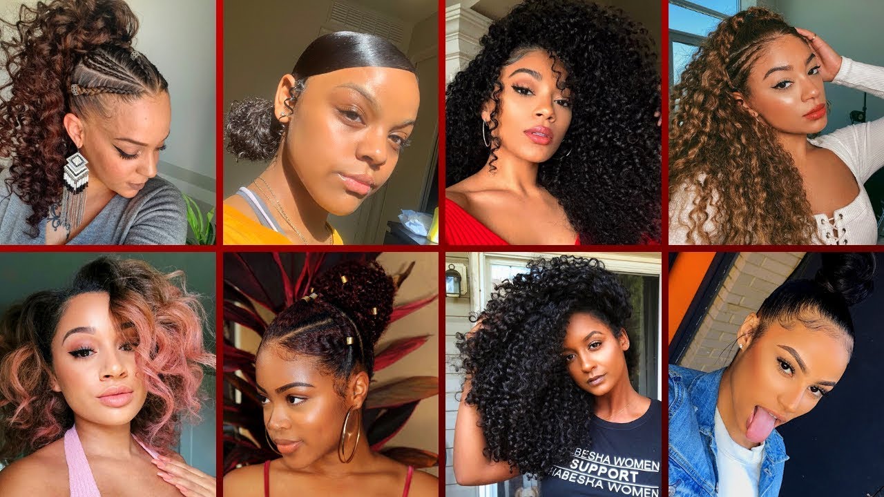 12 INSTAGRAM HAIRSTYLES FOR CURLY HAIR I COMPILATION 🌺