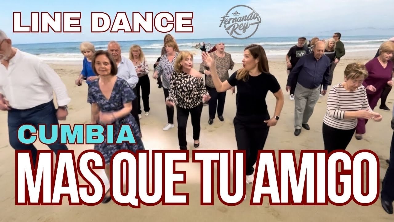 Mas que tu amigo ( Cumbia ) ★ Baile en Línea ★ Line Dance ★ Ballo di Gruppo ★ ( Live )