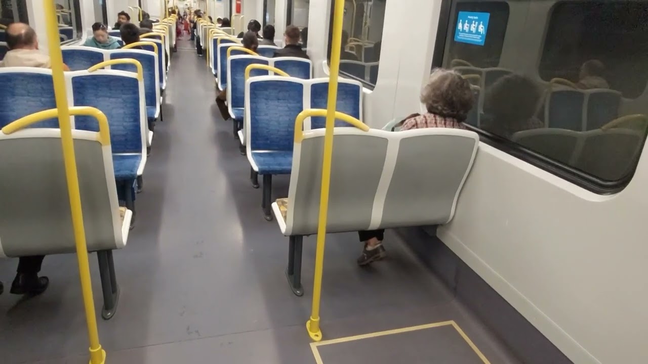 North Melbourne to Flagstaff station. Saturday morning, 13/24.