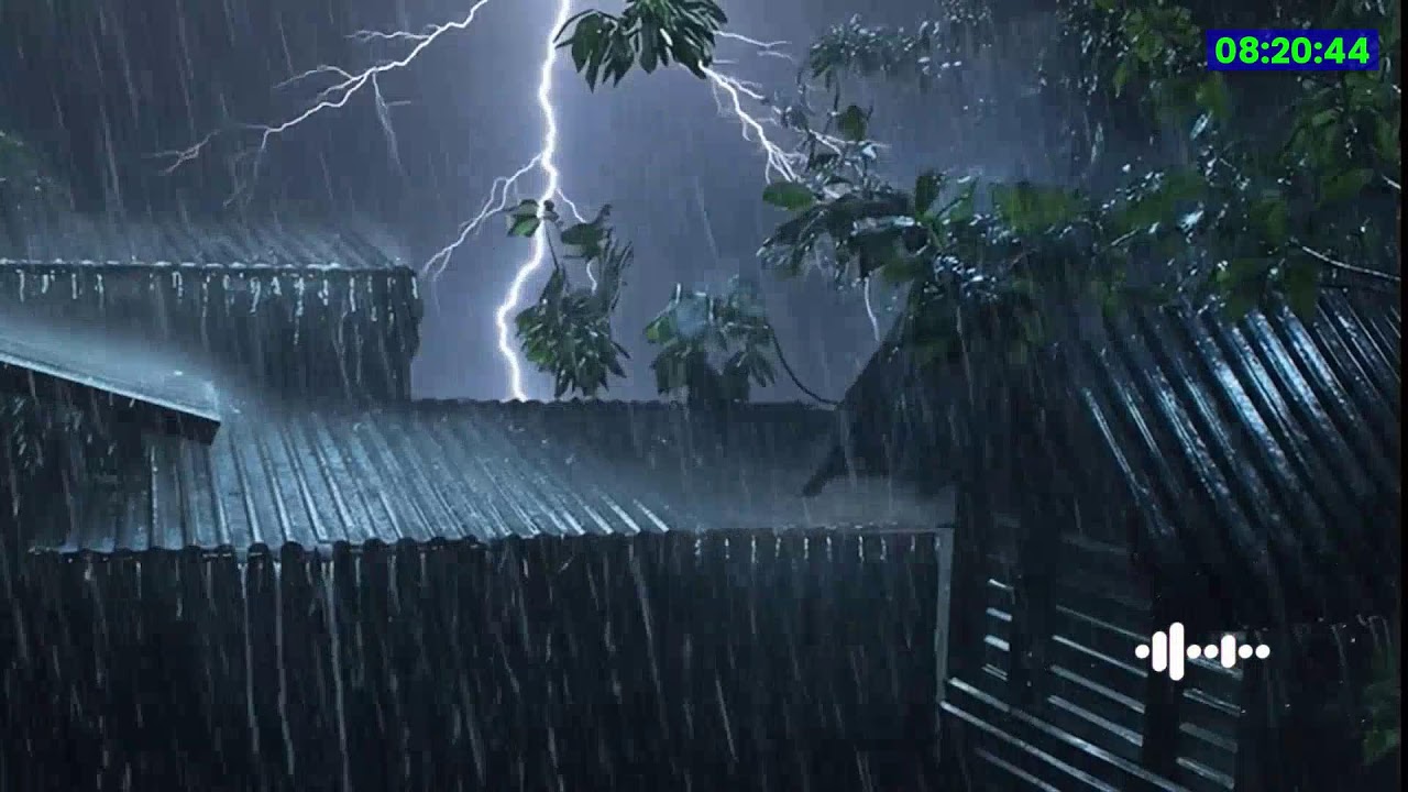 Best Rain Sounds For Insomnia - Sleeping Within 3 Minutes Of Rain - White Noise, ASMR