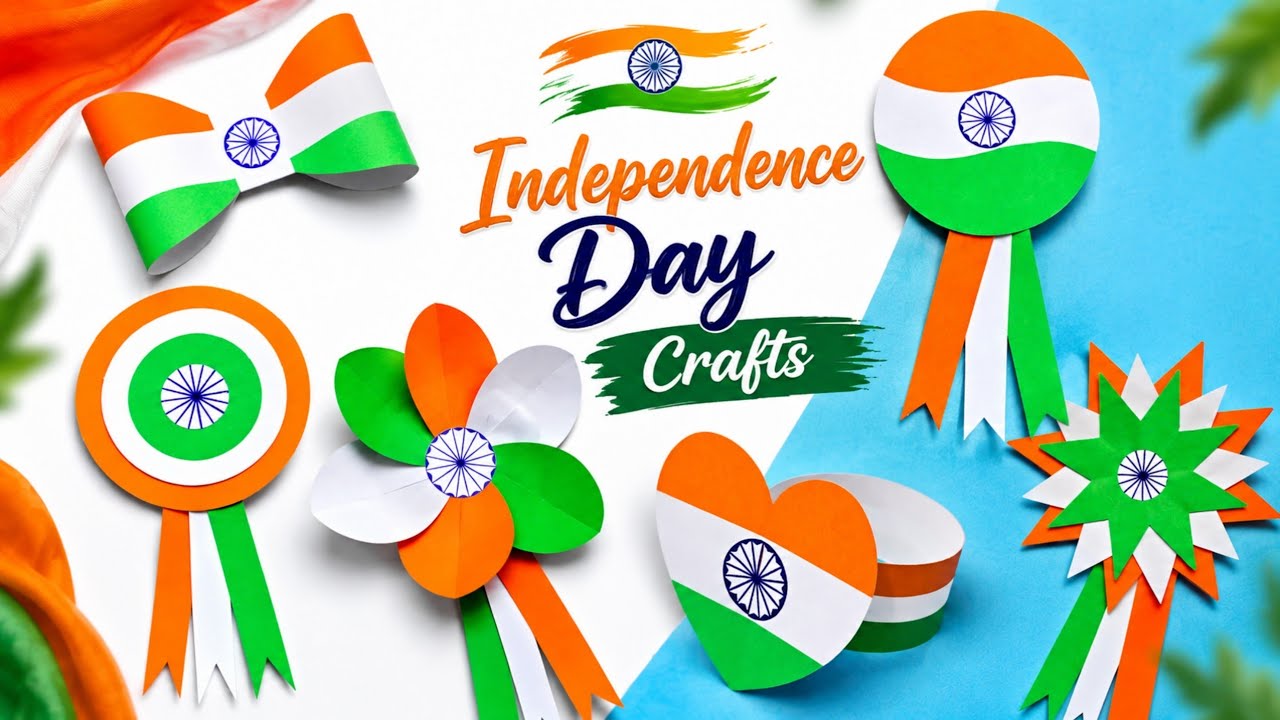Stunning Tricolor Paper Crafts | Independence Day Crafts | Easy Republic day Craft Ideas | Paper DIY