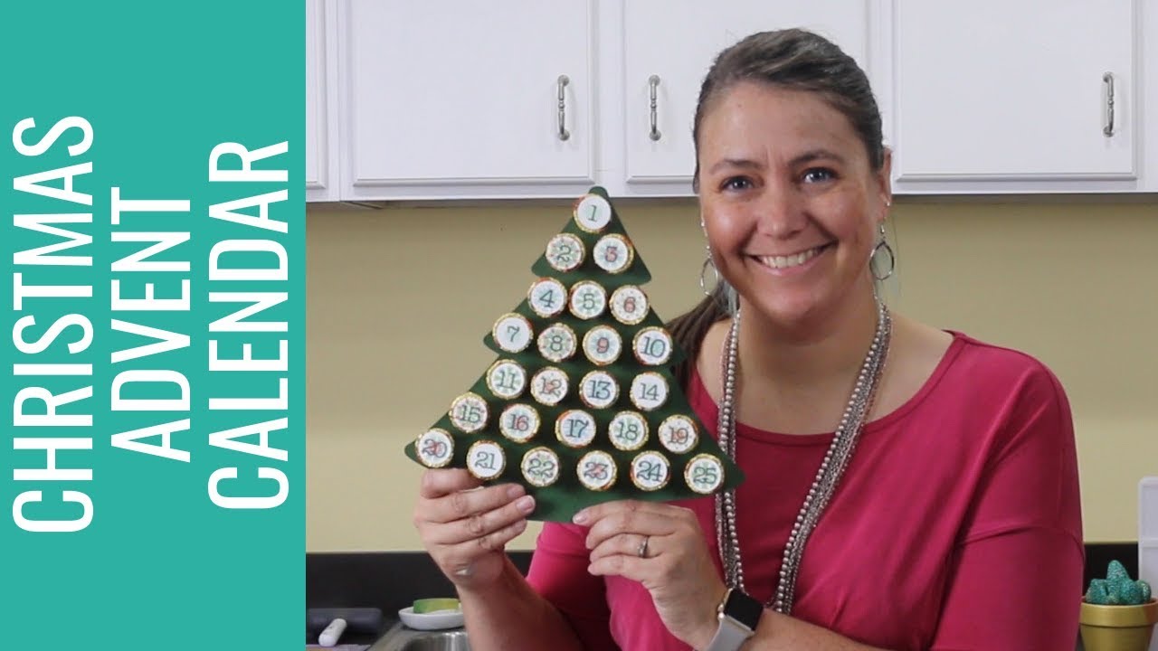 How to Make a Christmas Tree Advent Calendar with Cricut Maker